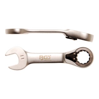 BGS Clé mixte à cliquet courte réversible 11 mm