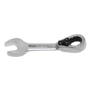 BGS Clé mixte à cliquet courte réversible 19 mm