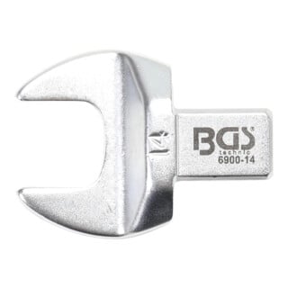 BGS Clé plate 14 mm Empreinte 9 x 12 mm