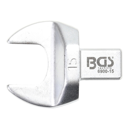 BGS Clé plate 15 mm Empreinte 9 x 12 mm