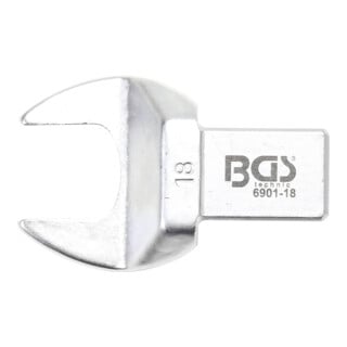 BGS Clé plate 18 mm Empreinte 14 x 18 mm