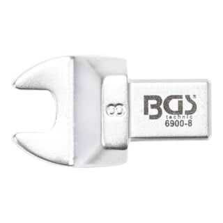 BGS Clé plate 8 mm Empreinte 9 x 12 mm