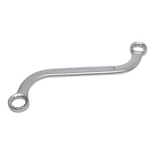 BGS Clé polygonale double en S à œil douze pans 16 x 17 mm