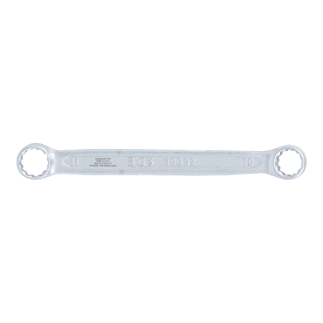 BGS Clé polygonales double embouts extra plate 10 x 11 mm