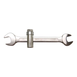 BGS Clé sanitaire avec coulisse M10 17x19 mm