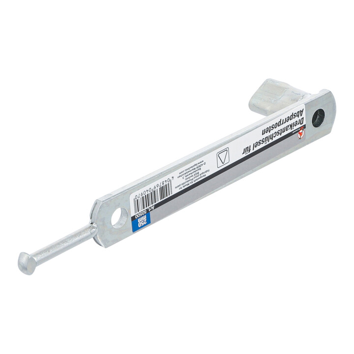 BGS Clé trois pans pour postes de barrière à serrure triangulaire M12