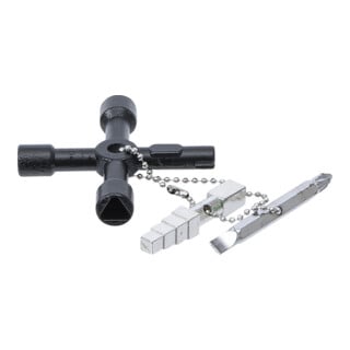 BGS Clé universelle pour armoire technique, 9805