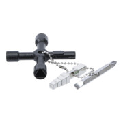 BGS Clé universelle pour armoire technique, 9805-1