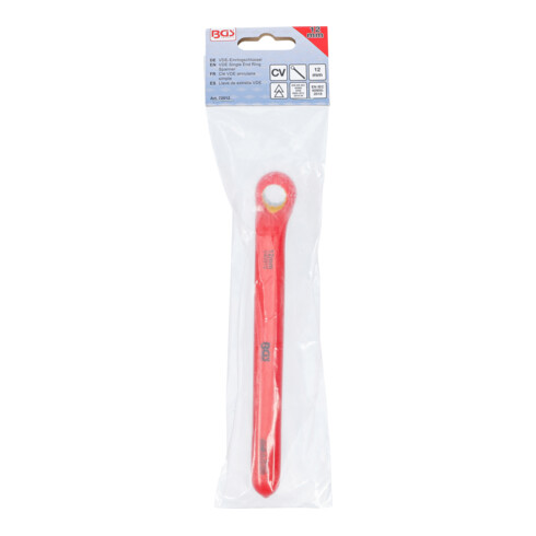 BGS Clé VDE annulaire simple contre-coudées 12 mm