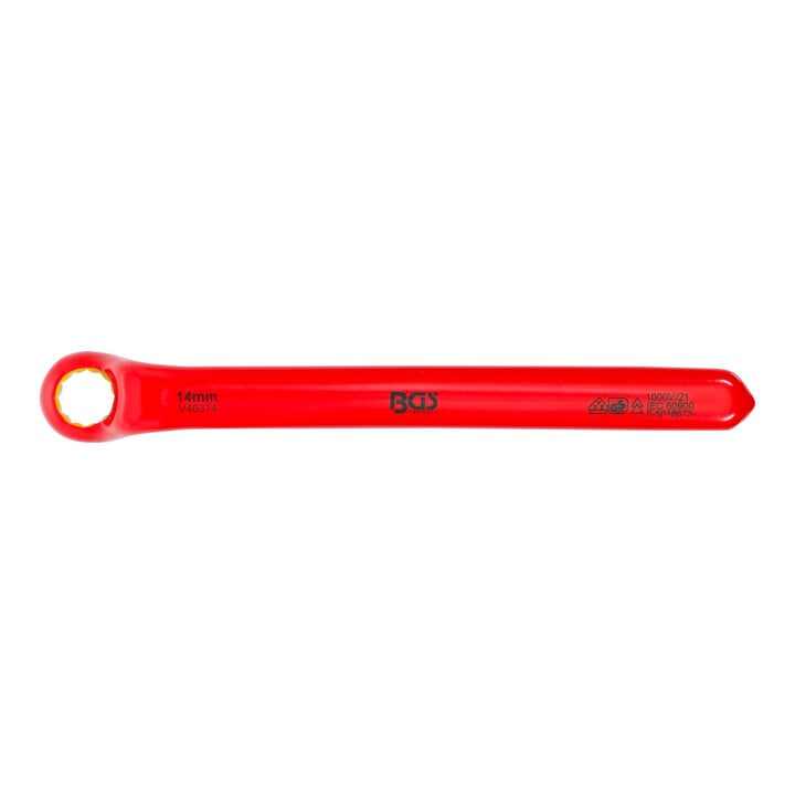 BGS Clé VDE annulaire simple contre-coudées 14 mm