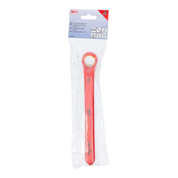 BGS Clé VDE annulaire simple contre-coudées 19 mm