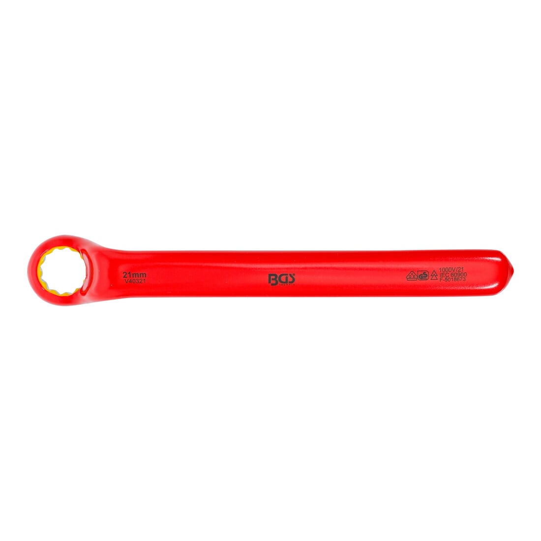 BGS Clé VDE annulaire simple contre-coudées 21 mm