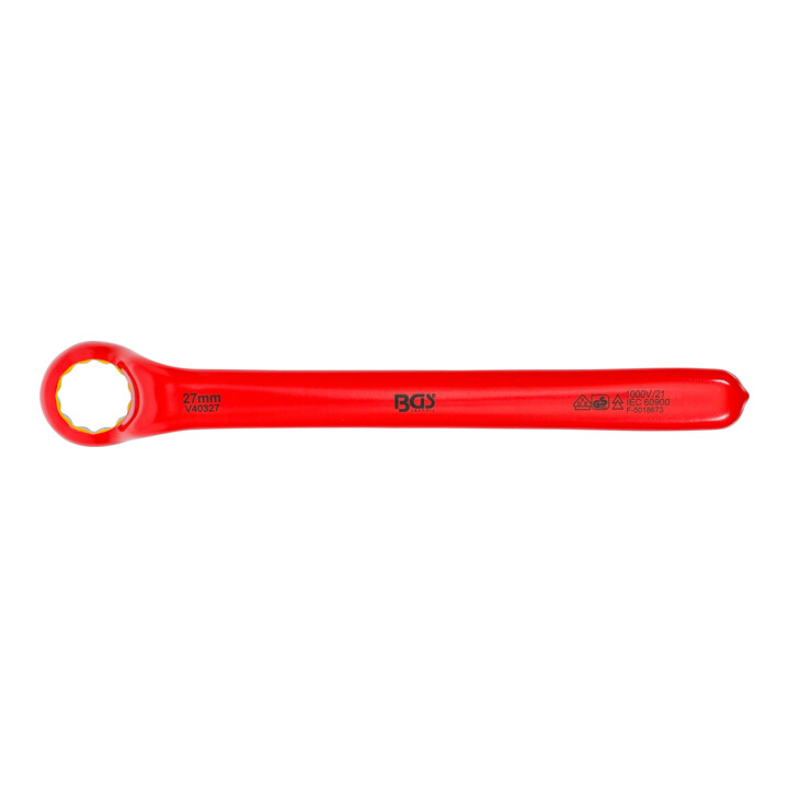 BGS Clé VDE annulaire simple contre-coudées 27 mm