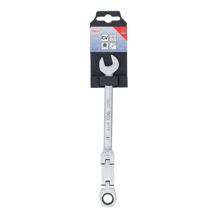 BGS Clés mixtes à cliquet à double articulation pliable 11 mm