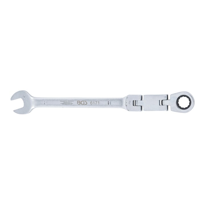 BGS Clés mixtes à cliquet à double articulation pliable 11 mm