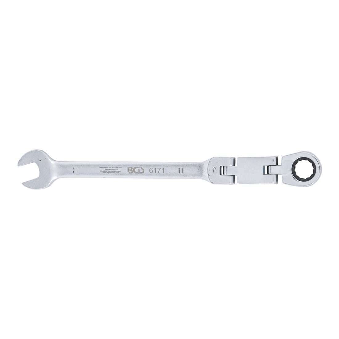 BGS Clés mixtes à cliquet à double articulation pliable 11 mm