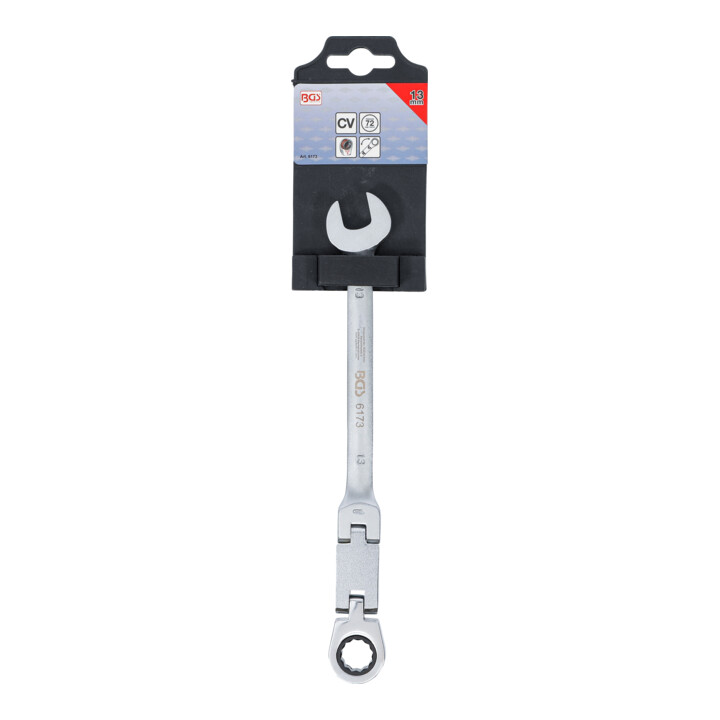 BGS Clés mixtes à cliquet à double articulation pliable 13 mm