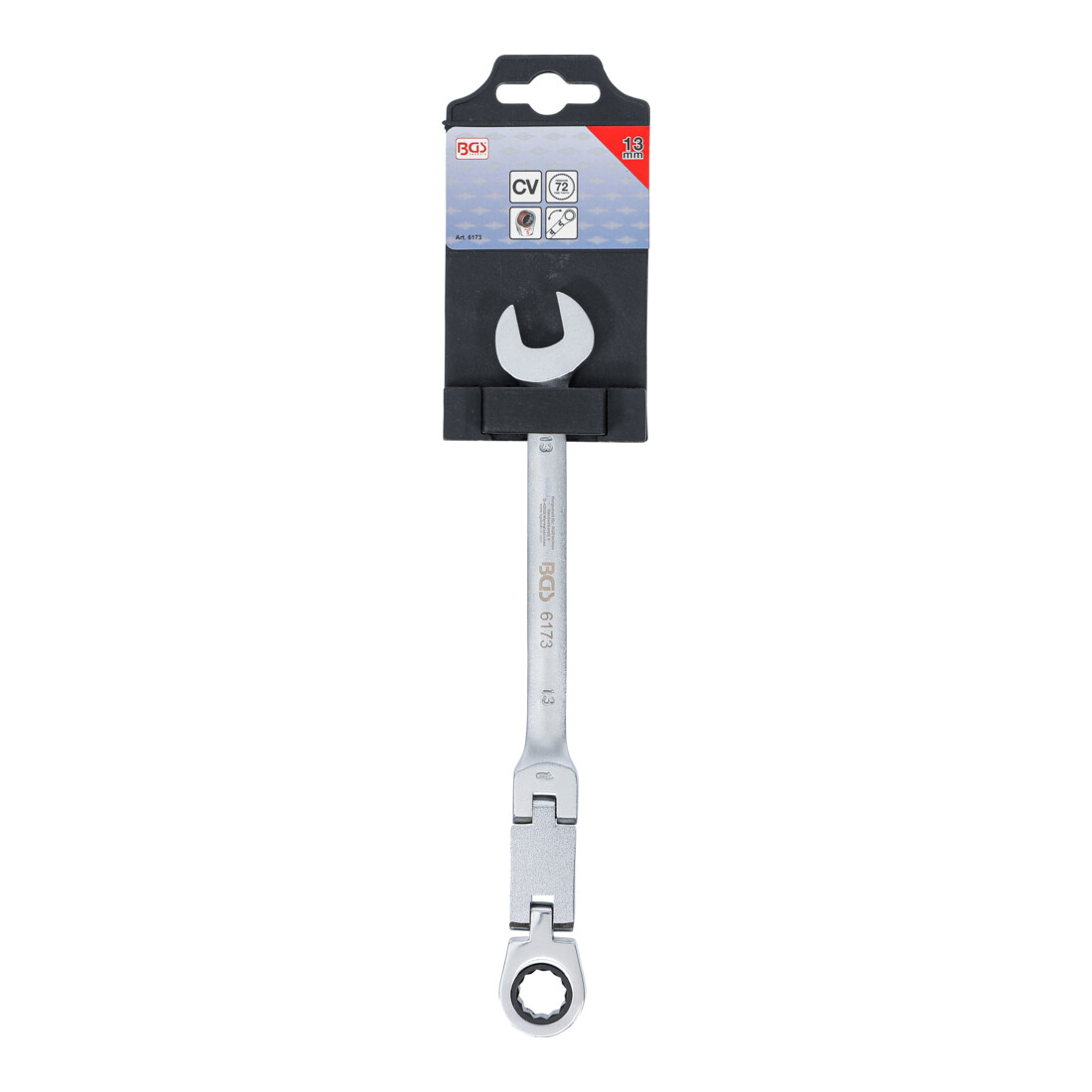 BGS Clés mixtes à cliquet à double articulation pliable 13 mm