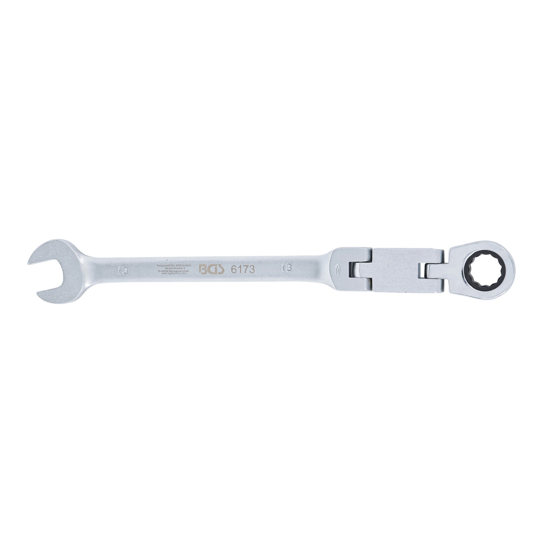 BGS Clés mixtes à cliquet à double articulation pliable 13 mm