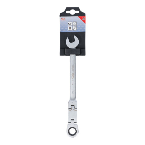 BGS Clés mixtes à cliquet à double articulation pliable 14 mm