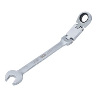 BGS Clés mixtes à cliquet à double articulation pliable 17 mm