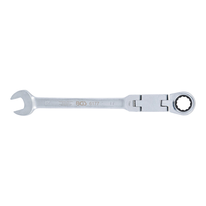 BGS Clés mixtes à cliquet à double articulation pliable 17 mm