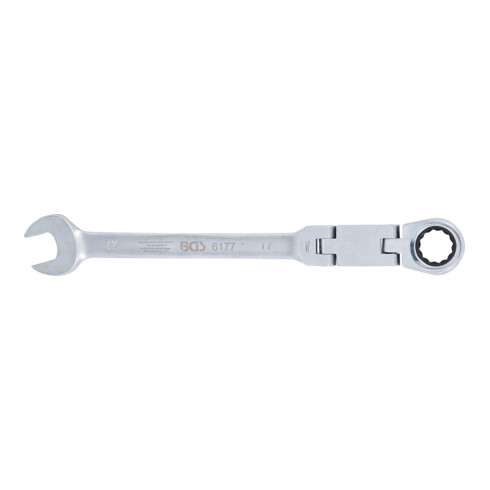 BGS Clés mixtes à cliquet à double articulation pliable 17 mm