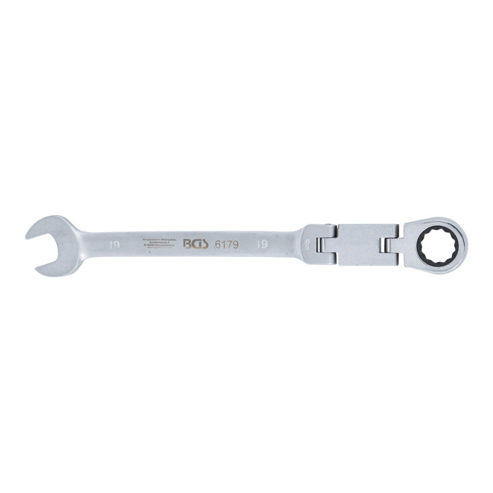 BGS Clés mixtes à cliquet à double articulation pliable 19 mm