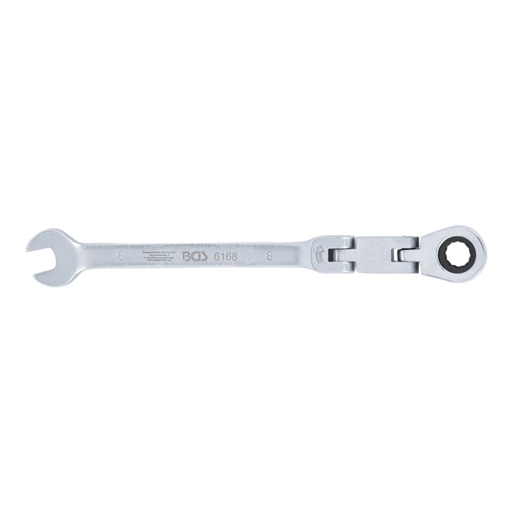 BGS Clés mixtes à cliquet à double articulation pliable 8 mm