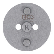 BGS Clip in plastica con quadro 6,3 mm (1/4")-3