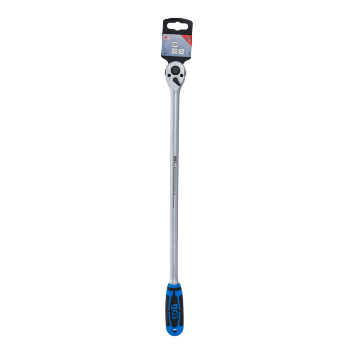 BGS Cliquet à renvoi, extra long, sortie carré extérieur 10 mm (3/8"), 455 mm