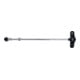 BGS Cliquet articulé avec poignée en T, coudé Sortie carré extérieur 6,3 mm (1/4")-1