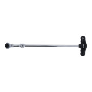 BGS Cliquet articulé avec poignée en T, coudé Sortie carré extérieur 6,3 mm (1/4")