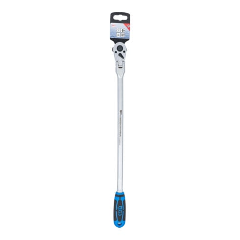 BGS Cliquet articulé, verrouillable, extra long, sortie carré extérieur 10 mm (3/8"), 457 mm