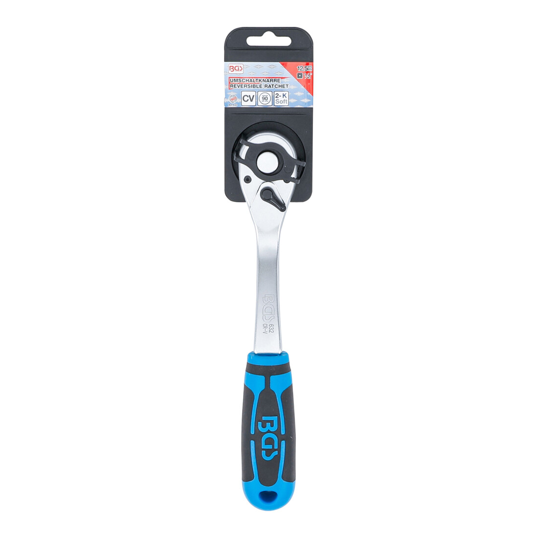 BGS Cliquet réversible à denture fine 12,5 mm (1/2")