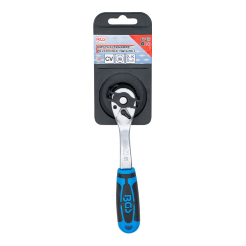 BGS Cliquet réversible à denture fine 6,3 mm (1/4")