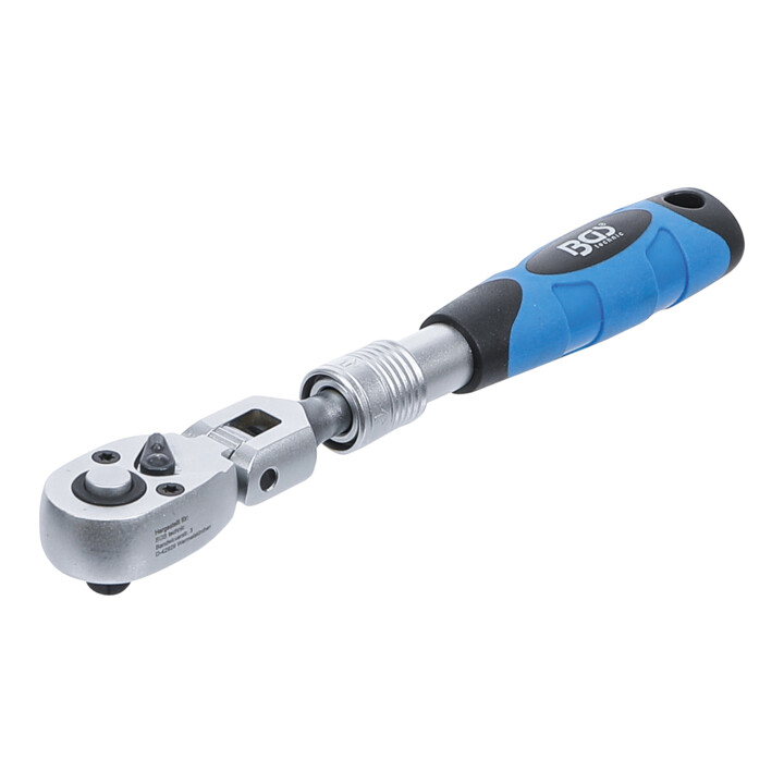 BGS Cliquet réversible extensible 6,3 mm (1/4") 175 - 225 mm