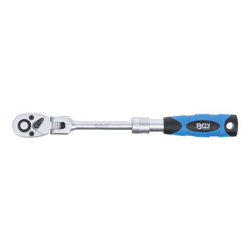 BGS Cliquet réversible extensible 6,3 mm (1/4") 175 - 225 mm