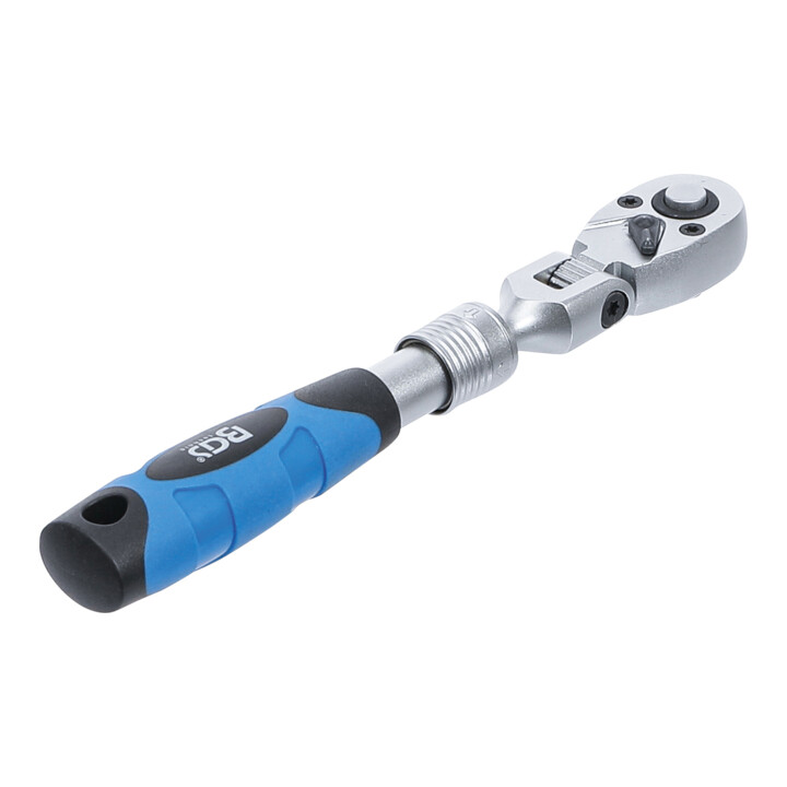BGS Cliquet réversible extensible 6,3 mm (1/4") 175 - 225 mm