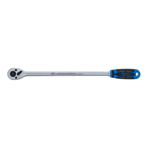 BGS Cliquet réversible extra long, entraînement carré extérieur 6,3 mm (1/4"), 300 mm