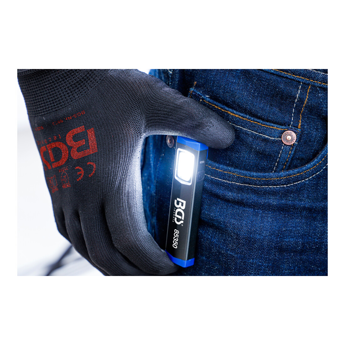 BGS COB-LED Aluminium-Mini-Handleuchte