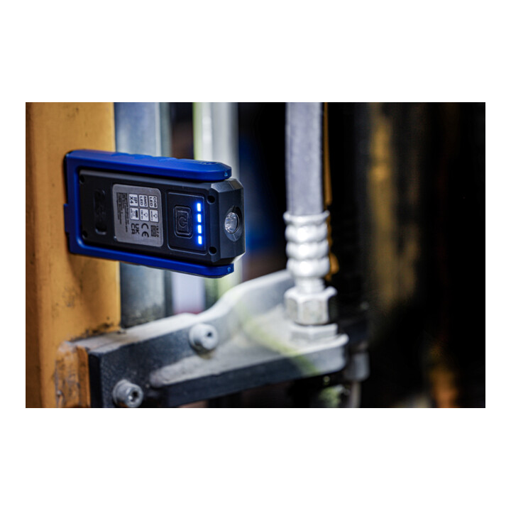 BGS COB-LED lampe d’atelier pliable avec aimant, crochet et fonction de charge inductive