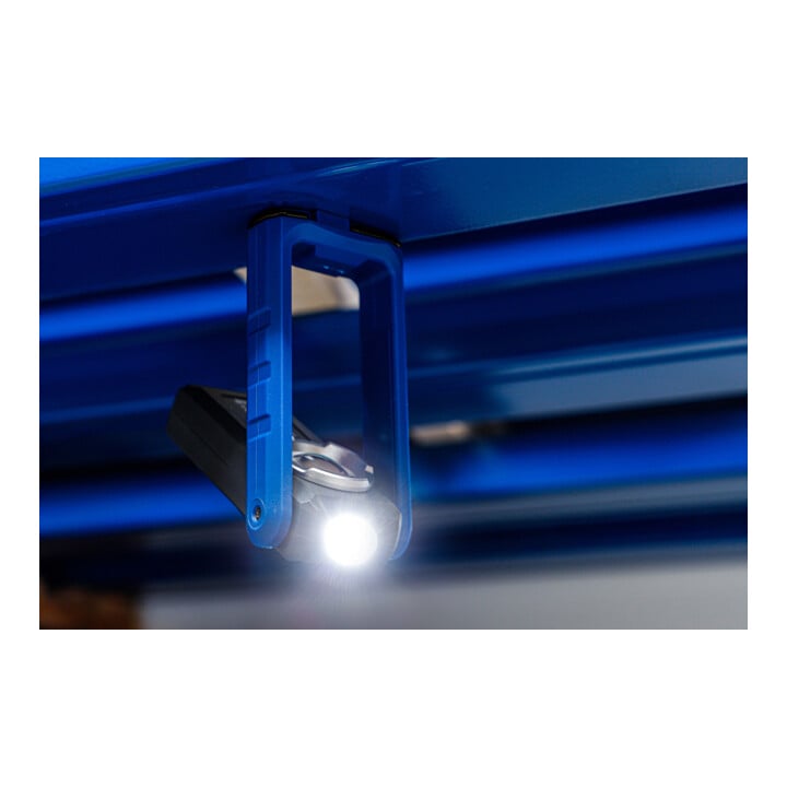 BGS COB-LED-Werkstattleuchte mit Magnet und Haken, klappbar, mit induktiver Ladefunktion