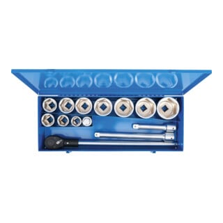 BGS Coffret de douilles 25 mm (1") 15 pièces Kraftmann