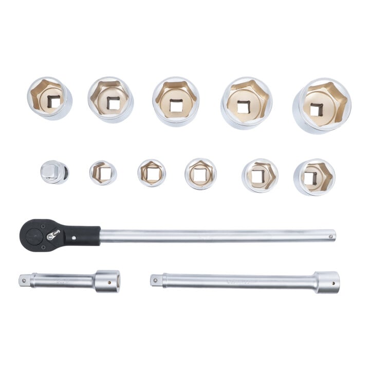 BGS Coffret de douilles 25 mm (1") 15 pièces Kraftmann