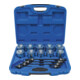 BGS Coffret d'extraction de roulements et de silenblocs avec 4 vis 24 pièces