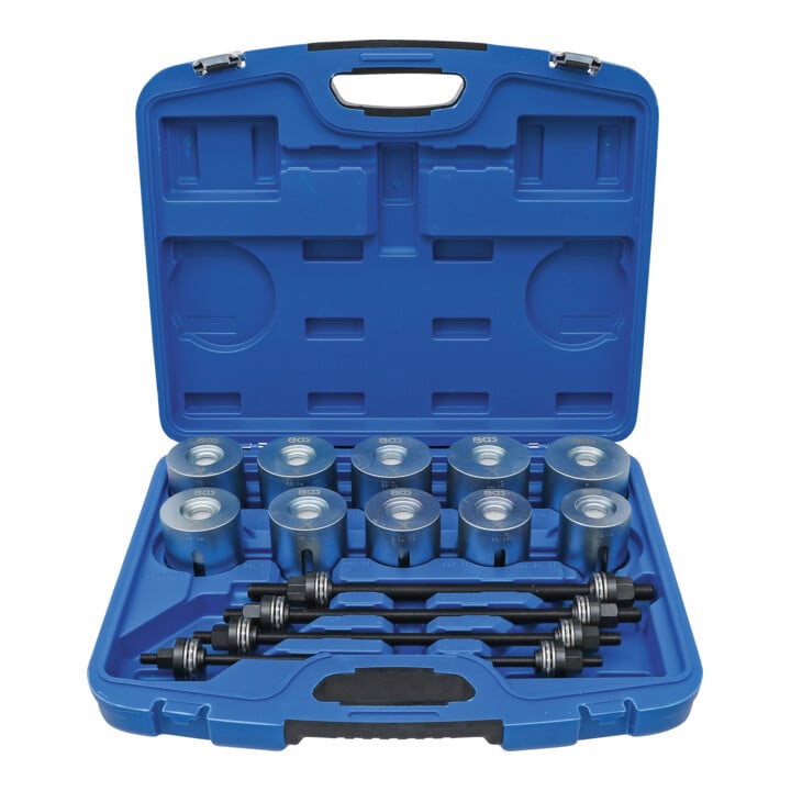 BGS Coffret d'extraction de roulements et de silenblocs avec 4 vis 24 pièces
