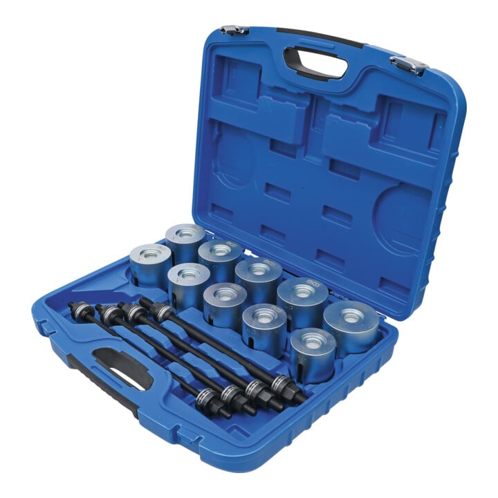 BGS Coffret d'extraction de roulements et de silenblocs avec 4 vis 24 pièces