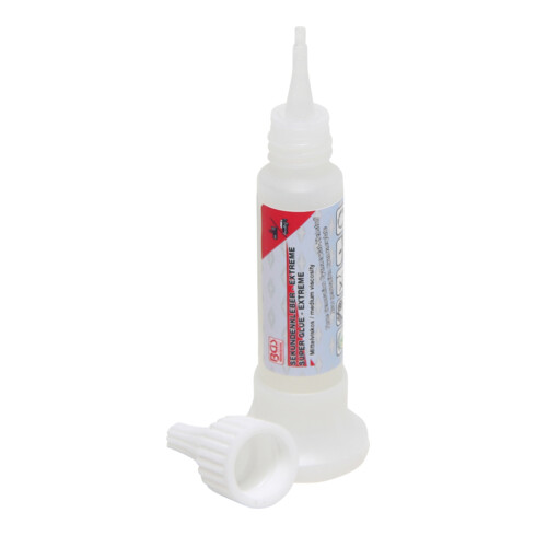 BGS Colle instantanée viscosité moyenne flacon à pied 25 g