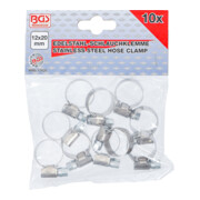 BGS Colliers inoxydable 12 x 20 mm 10 pièces-3